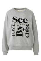 Love Paris Logo Print Sweatshirt